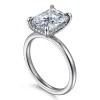 Outlet Gabriel & Co. Cari - 14K White Gold Radiant Cut Diamond Engagement Ring