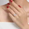 Gabriel & Co. Cari - 14K White Gold Round Diamond Engagement Ring