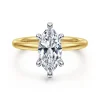 Outlet Gabriel & Co. Cari - 14K White-Yellow Gold Marquise Shape Diamond Engagement Ring