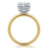 Online Gabriel & Co. Cari - 14K White-Yellow Gold Radiant Cut Diamond Engagement Ring