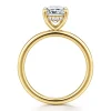 Outlet Gabriel & Co. Cari - 14K Yellow Gold Cushion Diamond Engagement Ring