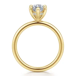 Clearance Gabriel & Co. Cari - 14K Yellow Gold Marquise Shape Diamond Engagement Ring