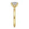 Discount Gabriel & Co. Cari - 14K Yellow Gold Round Diamond Engagement Ring