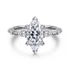 Online Gabriel & Co. Carinna - 18K White Gold Marquise Shape Diamond Engagement Ring
