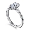 Outlet Gabriel & Co. Carinna - 14K White Gold Pear Shape Diamond Engagement Ring