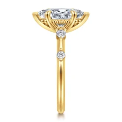 Sale Gabriel & Co. Carinna - 18K Yellow Gold Marquise Shape Diamond Engagement Ring
