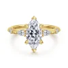 Gabriel & Co. Carinna - 14K Yellow Gold Marquise Shape Diamond Engagement Ring