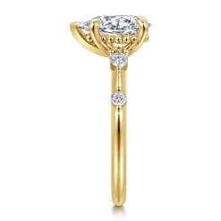 Online Gabriel & Co. Carinna - 14K Yellow Gold Pear Shape Diamond Engagement Ring