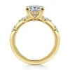Outlet Gabriel & Co. Carinna - 14K Yellow Gold Princess Cut Diamond Engagement Ring