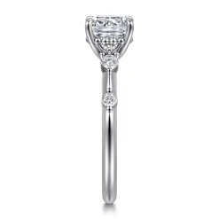 Sale Gabriel & Co. Carinna - Platinum Cushion Cut Diamond Engagement Ring