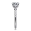 Clearance Gabriel & Co. Carinna - Platinum Round Diamond Engagement Ring