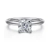 Sale Gabriel & Co. Cari - Platinum Cushion Diamond Engagement Ring