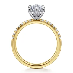 Online Gabriel & Co. Carmellia - 14K White-Yellow Gold Marquise Shape Diamond Engagement Ring
