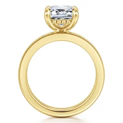 Clearance Gabriel & Co. Carolie - 14K Yellow Gold Emerald Cut Diamond Engagement Ring