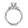 Outlet Gabriel & Co. Catalina - 14K White Gold Round Diamond Engagement Ring