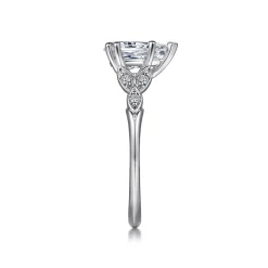 Online Gabriel & Co. Celia - 14K White Gold Pear Shape Diamond Engagement Ring