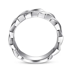 Sale Gabriel & Co. Chain Link Wide Band 925 Sterling Silver