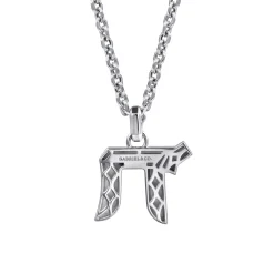 Online Gabriel & Co. Chai Pendant Necklace 925 Sterling Silver