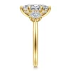 Clearance Gabriel & Co. Charisa - 14K Yellow Gold Marquise Shape Three Stone Diamond Engagement Ring