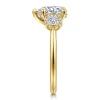 Outlet Gabriel & Co. Charisa - 14K Yellow Gold Pear Shape Three Stone Diamond Engagement Ring
