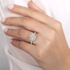 Online Gabriel & Co. Charmaine - 14K White Gold Round Halo Diamond Engagement Ring