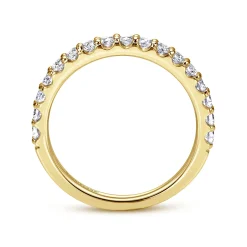 Gabriel & Co. Ciada - 14K Yellow Gold Diamond Wedding Band - 0.5 ct