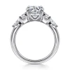 Sale Gabriel & Co. Cian - 14K White Gold Round Five Stone Diamond Engagement Ring