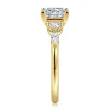 Gabriel & Co. Cian - 14K Yellow Gold Princess Cut Five Stone Diamond Engagement Ring