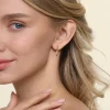 Gabriel & Co. Classic Hoop Earrings 14K Yellow Gold 20mm Bujukan
