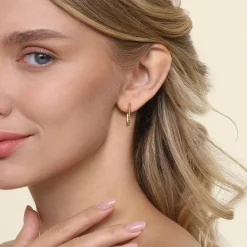Gabriel & Co. Classic Hoop Earrings 14K Yellow Gold 20mm Bujukan
