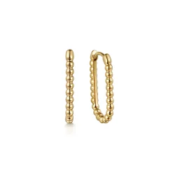 Gabriel & Co. Classic Hoop Earrings 14K Yellow Gold 20mm Bujukan