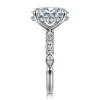 Gabriel & Co. Claudia - 14K White Gold Oval Diamond Engagement Ring