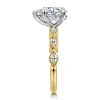 Clearance Gabriel & Co. Claudia - 14K White-Yellow Gold Pear Shape Diamond Engagement Ring