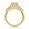 Hot Gabriel & Co. Commit - 14K Yellow Gold Oval Diamond Engagement Ring