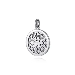 Online Gabriel & Co. Compass Pendant 925 Sterling Silver Black Spinel