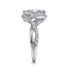 Gabriel & Co. Courtney - 14K White Gold Marquise Halo Diamond Engagement Ring