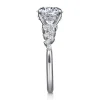 Clearance Gabriel & Co. Cove - 14K White Gold Round Diamond Engagement Ring