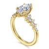 Sale Gabriel & Co. Cove - 14K Yellow Gold Marquise Shape Diamond Engagement Ring