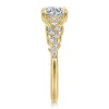 Hot Gabriel & Co. Cove - 14K Yellow Gold Round Diamond Engagement Ring