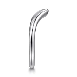 Gabriel & Co. Curved 14K White Gold Open Anniversary Band
