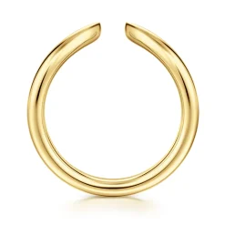 Hot Gabriel & Co. Curved 14K Yellow Gold Open Anniversary Band
