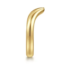 Hot Gabriel & Co. Curved 14K Yellow Gold Open Anniversary Band