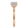 Sale Gabriel & Co. Daniele - 14K Rose Gold Round Solitaire Diamond Engagement Ring