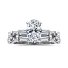 Discount Gabriel & Co. Dariella - 14K White Gold Oval Diamond Engagement Ring