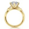 Hot Gabriel & Co. Darling - 14K Yellow Gold Compass Prong Round Diamond Engagement Ring