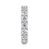 Outlet Gabriel & Co. Delfina - 14K White Gold Scallop Setting Round Diamond Eternity Band - 3.7 ct