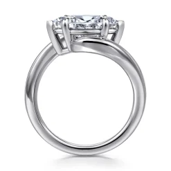Online Gabriel & Co. Delphi - 14K White Gold Bypass Marquise Shape Diamond Engagement Ring