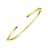 Outlet Gabriel & Co. Demure - High Polished 14K Yellow Gold Split Cuff Bracelet