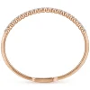Best Gabriel & Co. Demure - 14K Rose Gold Diamond Bangle