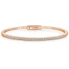 New Gabriel & Co. Demure - 14K Rose Gold Diamond Bangle